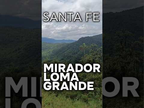 MIRADOR DE LOMA GRANDE, parque nacional Santa fé, Panamá 🇵🇦.
