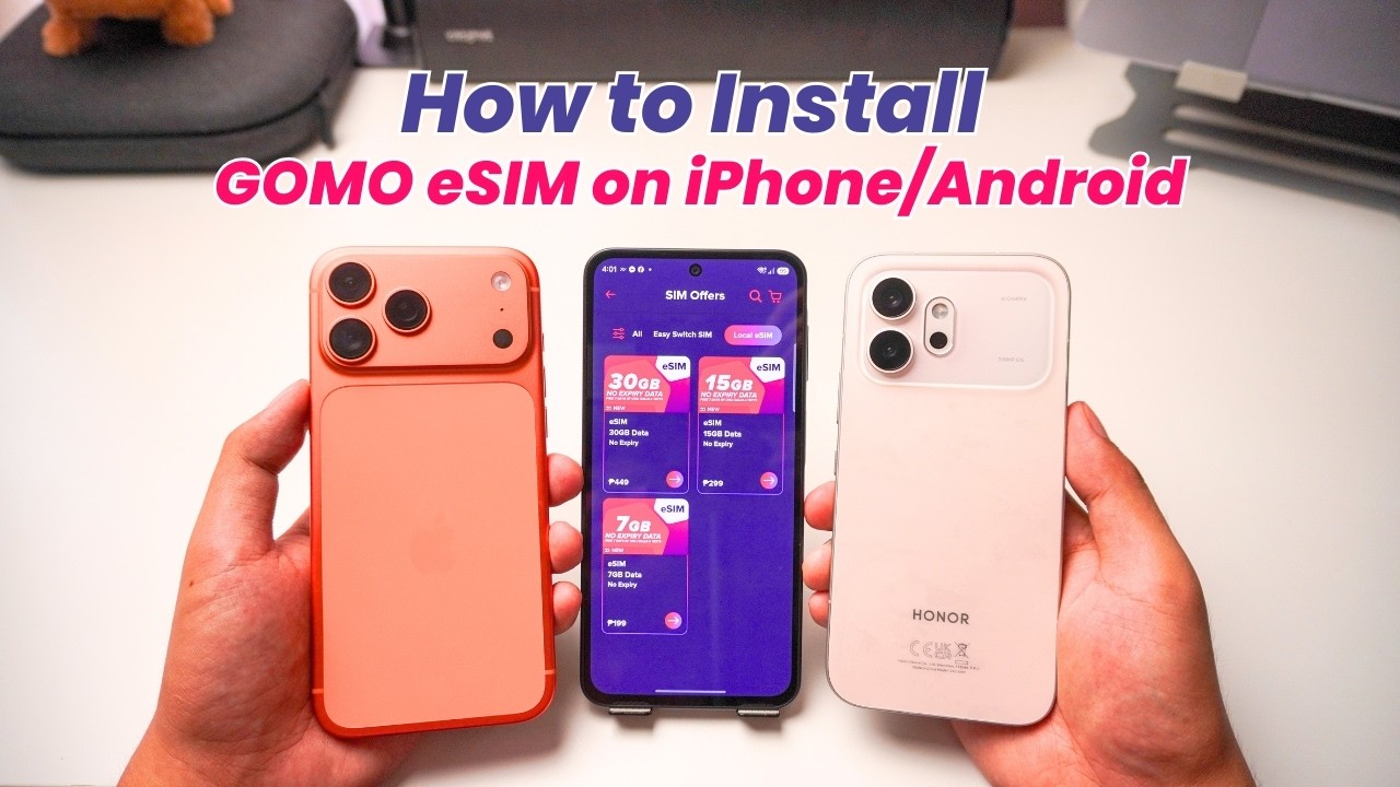 How to Install GOMO eSIM on iPhone/Android Phone