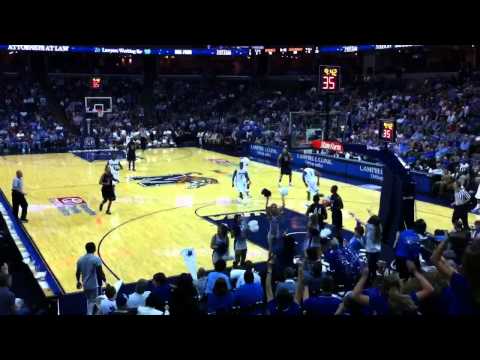 Chris Crawford w/steal and dunk - Memphis Tigers
