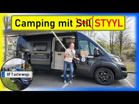 Camping with style! 3 products for everyday use: Awning magnets, clothes rail, and storage!