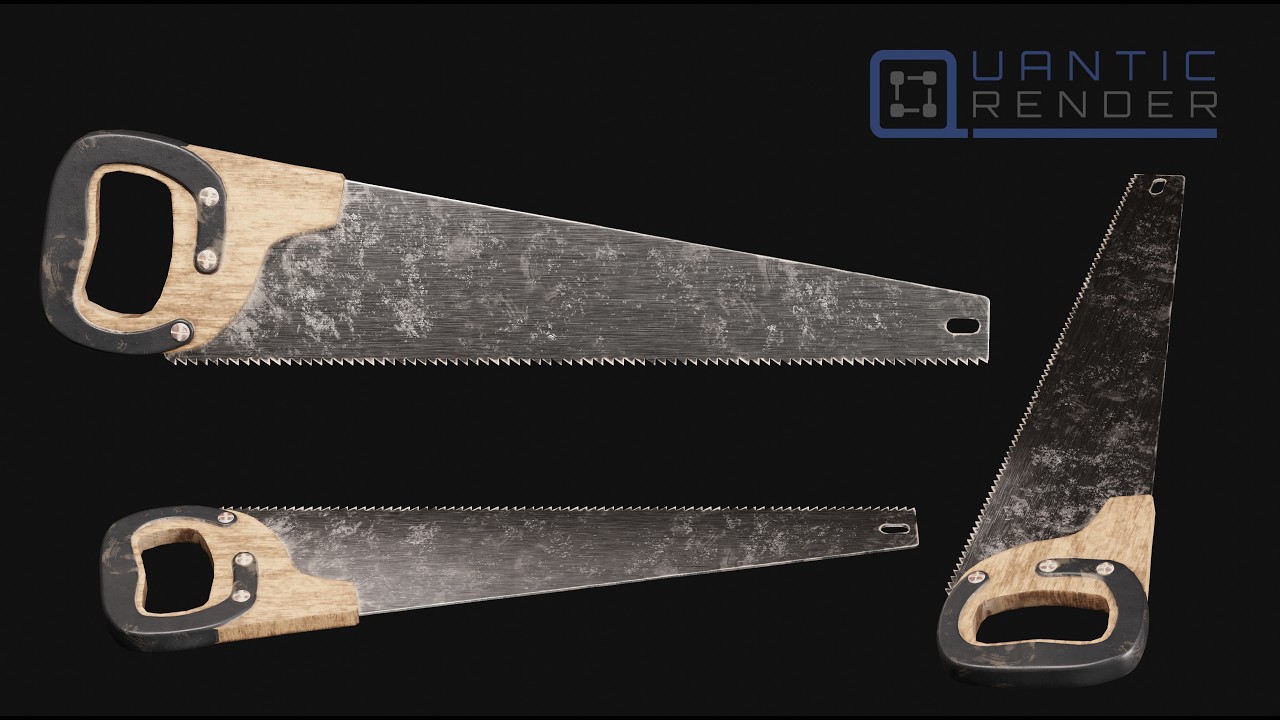 Hand Saw 001 - CGTrader 3D Model Collection