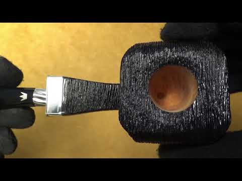 Pipa Fiamma di Re - Epica “Pettinata“ - doppia vera in argento - Exagonal Dublin Pot (FR81)