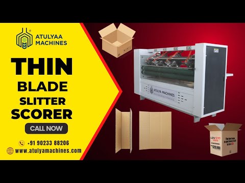 Thin Blade Slitter Scorer