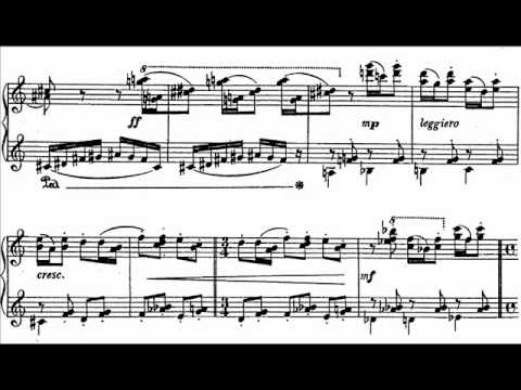 Hamelin plays Goossens - Punch and Judy Show, op. 18 No. 6 Audio + Sheet music