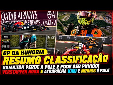 VERSTAPPEN RODA! HAMILTON É INVESTIGADO E SUPERADO PELO NORRIS | GP DA HUNGRIA