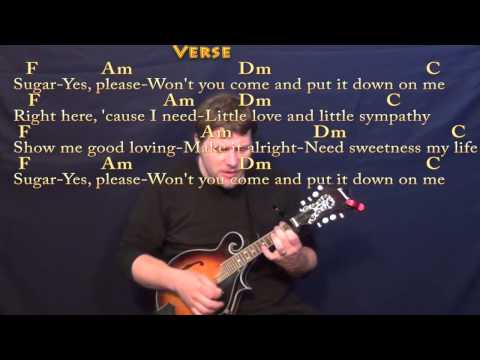 Sugar (Maroon 5) Mandolin Cover Lesson with Chords/Lyrics - Capo 1st