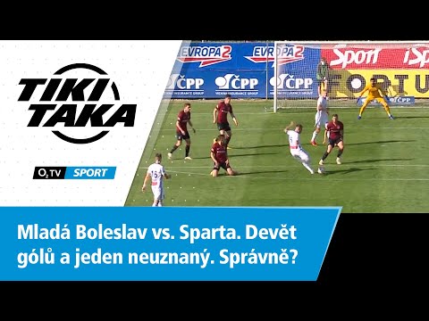 TIKI-TAKA: Mladá Boleslav vs. Sparta. Devět gólů a jeden neuznaný. Správně?