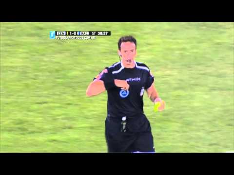 Expulsión de Lo Celso. Central 1 - Racing 0. Semifinales. Copa Argentina 2015. FPT.
