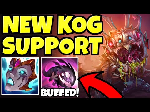 Riot buffed Kog'Maw FIVE TIMES, and now he's an S+ Support!