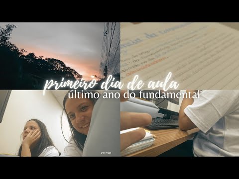 primeiro dia de aula de 2024 | 9° ano, curso, rotina... 📊📚📌