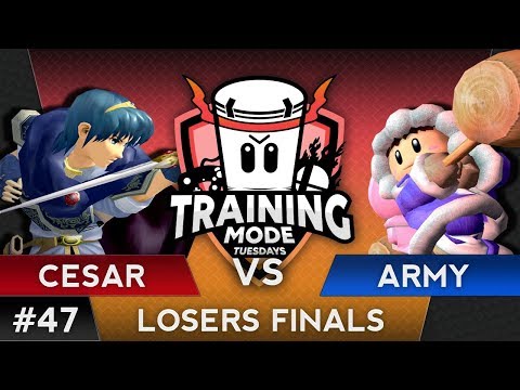 TMT 47 -  Army (Icies) VS Cesar  (Marth) - SSBM Losers Finals - Melee