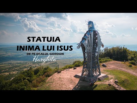 Statuia Inima Lui Iisus de pe dealul Gordon - jud. Harghita, Romania