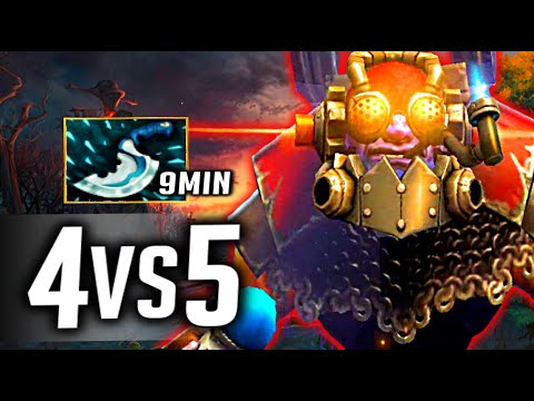 TINKER - 4vs5 9MIN DAGGER PERFECT LAST HIT | DOTA 2 TINKER GAMEPLAY