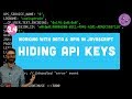 3 4 Hiding API Keys With Environment Variables Dotenv And Pushing Code To GitHub