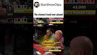 The calmest hand ever played - #cpt #poker #texasholdem #pokerface