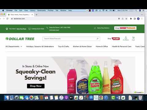 Order From Dollar Tree