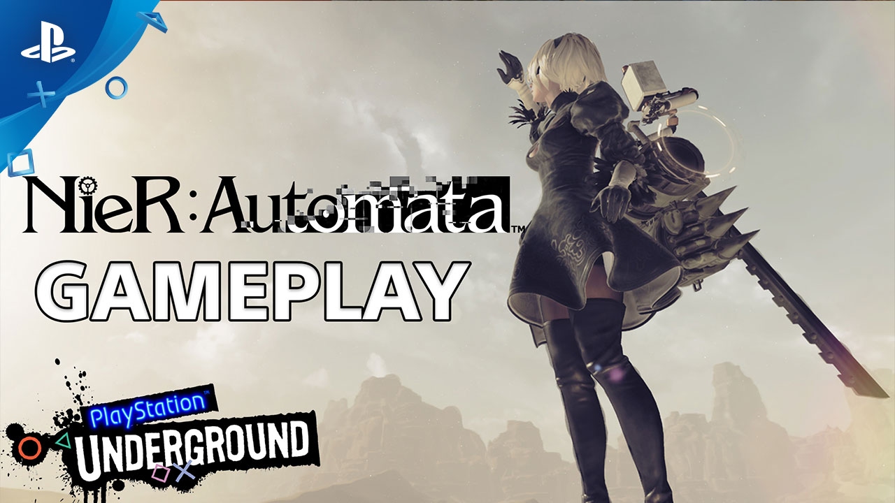 Watch 25+ Minutes of Nier: Automata on PlayStation Underground