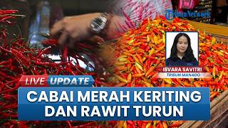 Harga Bahan Pokok di Pasar Bersehati Manado Naik-Turun, Cabai Rawit dan Cabai Merah Keriting Anjlok