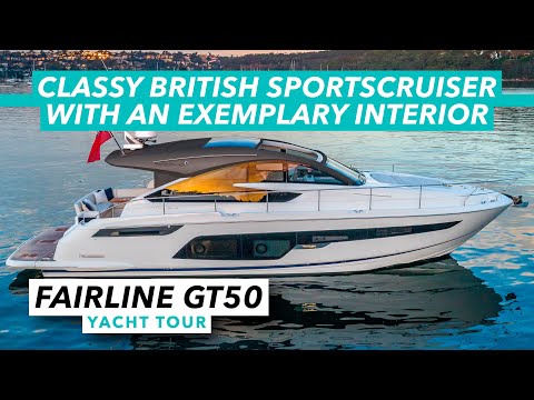 Classy British sportscruiser with exemplary interior finish | Fairline Targa 50GT yacht tour | MBY