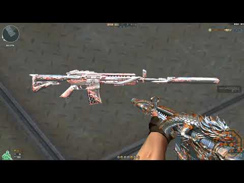 Cross Fire China || M4A1-XS Royal Dragon 6 Noble Silver !