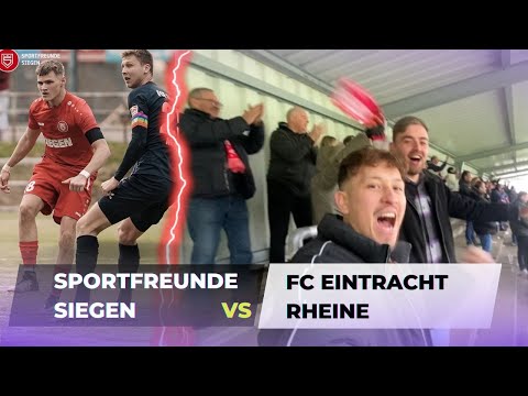 Unglaubliche Aufholjagd im Abstiegskampf! Sportfreunde Siegen vs. FC Eintracht Rheine 🔥|