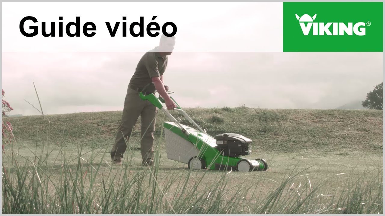 Comment démarrer votre tondeuse sans surcharger votre dos - Machines de jardin VIKING