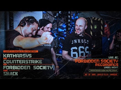 Forbidden Society b2b Katharsys b2b Counterstrike @ Cross Club 30.01.2015
