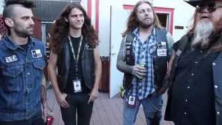 Texas Hippie Coalition Interview with Music Junkie Press at Mayhem Fest July 6th 2014