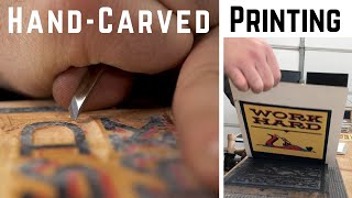 Japanese Style Hand Carved Block Printing