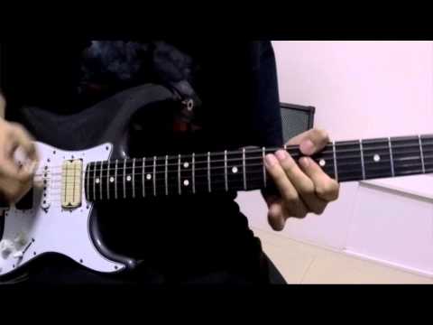 Bluesy rock guitar lick using thirds and sixths