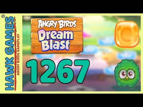 Angry Birds Dream Blast Level 1267 - Walkthrough, No Boosters