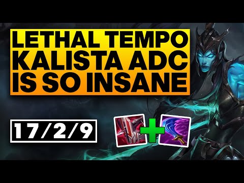 The new Lethal Tempo is a HUGE buff to Kalista - Kalista ADC Gameplay