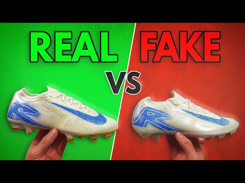REAL VS FAKE! NIKE MERCURIAL VAPOR 16 BLUEPRINT FOOTBALL BOOT COMPARISON! (CLEATS)