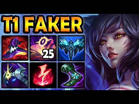 T1 Faker AHRI MID vs RUMBLE [ 4vs5 ] Ranked Korea ✅