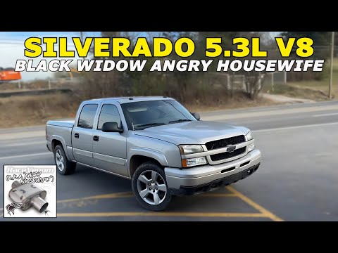 2004 Chevy Silverado 5.3L V8 Exhaust Sound w/ Black Widow Angry Housewife!