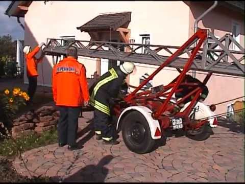 Kyllburg - Keller- u. Garagenbrand, Brandschutzübung vom 12.09.2004