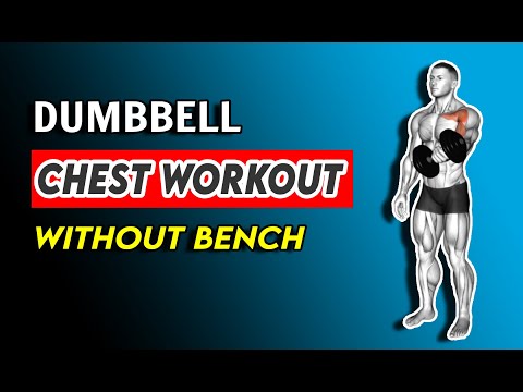 Full Dumbbell Chest Workout At Home Follow Along On Floor Without Bench