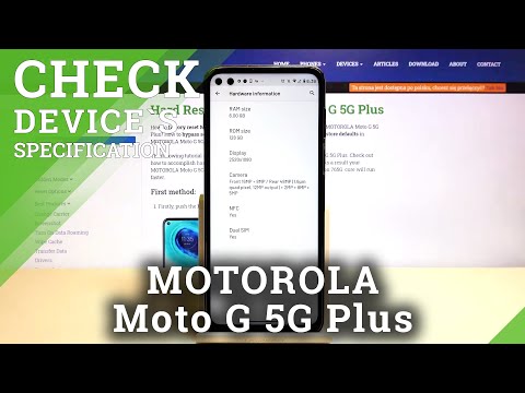 Check Specification of Motorola Moto G 5G Plus - Device Detailed Information