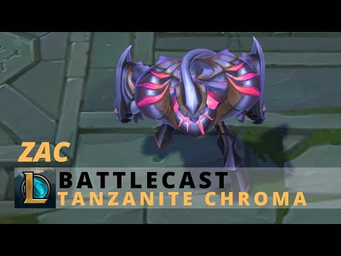 Battlecast Zac Tanzanite Chroma - League Of Legends