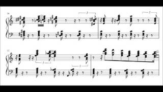 Lullaby of Birdland ( Erroll Garner + sheet music note for note )