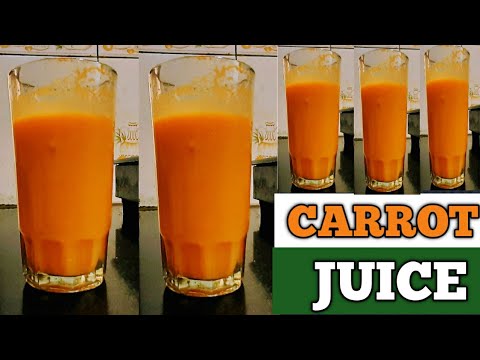 Carrot juice/ Healthy juice/ Summer drinks/ Summer healthy juices