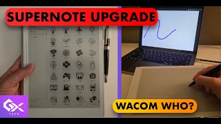 Supernoteの新しいInkFlowアプリとステッカー機能をテスト