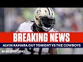 BREAKING: Alvin Kamara OUT Tonight vs Cowboys | CBS Sports HQ