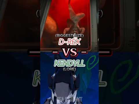 D-rex VS Kendyll | Creatures of Sonaria & Jurassic World Rebirth