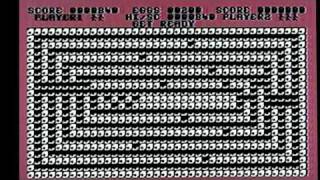 Squirm on Commodore C16 vintage home computer. Gameplay & Commentary
