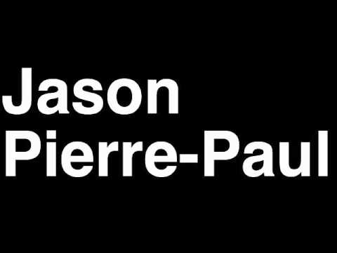 How to Pronounce Jason Pierre-Paul New York NY Giants NFL Football Touchdown TD Tackle Hit Yard Run