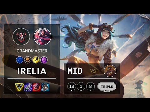 Irelia Mid vs Viktor - EUW Grandmaster Patch 10.25b