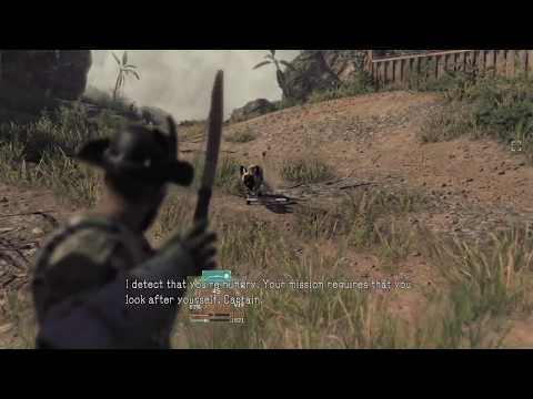 Metal Gear Survive - Chapter 17: Trackers & Grabbers Combat, African Wild Dogs Side Mission (2018)