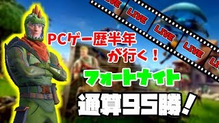 【初見概要欄必読】【フォートナイト/fortnite】新米配信者によるビクトリー合戦