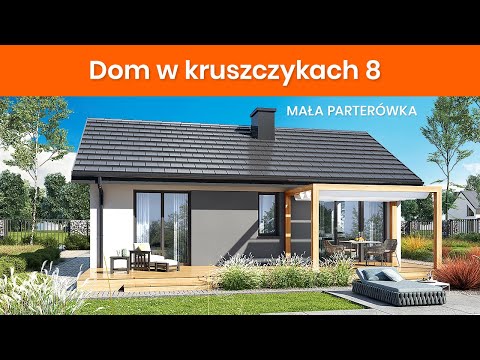 Dom w kruszczykach 8 – Mała, tania parterówka do 70m2 zabudowy I ARCHON+ Projekty Domów